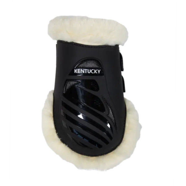 Ochraniacze tylne z futrem Kentucky Horsewear Vegan Sheepskin Elastic