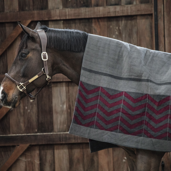Derka polarowa Kentucky Horsewear Heavy Fleece Rug Square Fishbone