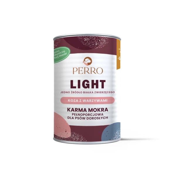 Karma mokra Perro Light - Koza z warzywami