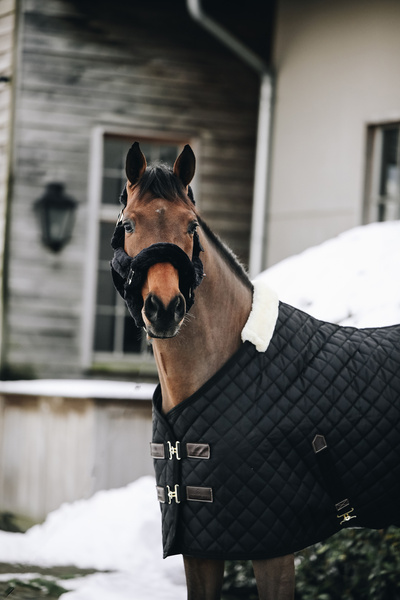 Kantar obszyty w całości syntetycznym futrem Kentucky Horsewear Sheepskin Shipping