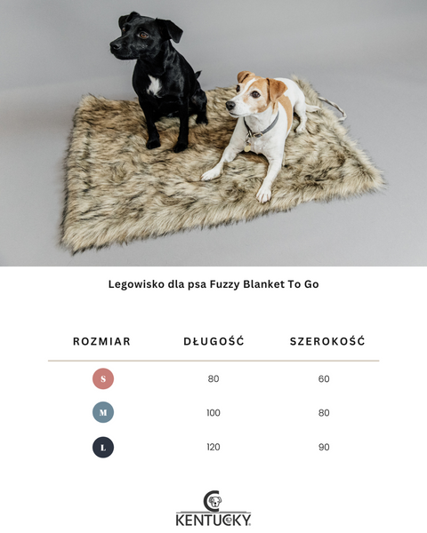 Legowisko dla psa Kentucky Dogwear Fuzzy Blanket To Go