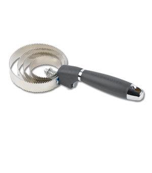 Zgrzebło metalowe z żelową rączką Waldhausen