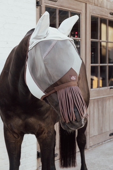 Maska przeciw owadom z odpinanymi frędzelkami Kentucky Horsewear Classic
