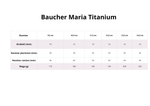 Baucher FAGER Maria Titanium - podwójnie łamany