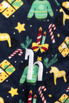 Derka polarowa z kapturem Horze Christmas