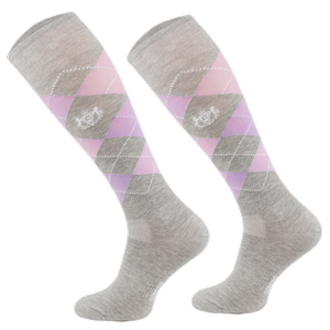 Podkolanówki jeździeckie Comodo Technical Soft Karo