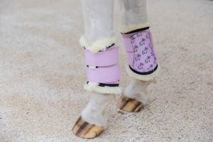 Ochraniacze dla kucyka Kentucky Horsewear Vegan Sheepskin Sammy Collection