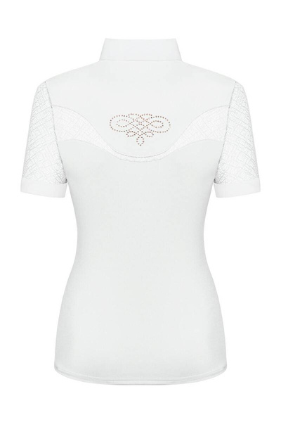 Koszulka konkursowa z krótkim rękawem Fair Play Cecile Rosegold