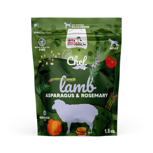 Sucha karma dla psa Syta Micha - Jagnięcina, szparagi i rozmaryn 1,5 kg