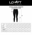 Damskie legginsy jeździeckie z kolanowym lejem silikonowym Kentucky Ridingwear Riding Legging Classic