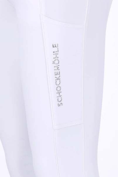 Bryczesy konkursowe z pełnym lejem silikonowym Schockemöhle Sports Electra II