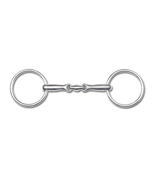 Wędzidło zwykłe Waldhausen Pony - podwójnie łamane