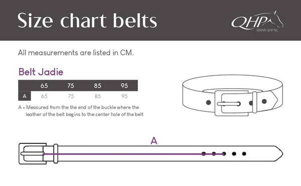 Pasek do spodni QHP Jadie