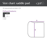 Pad ujeżdżeniowy QHP Anatomic