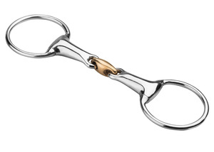 Wędzidło oliwkowe START podwójnie łamane - puste