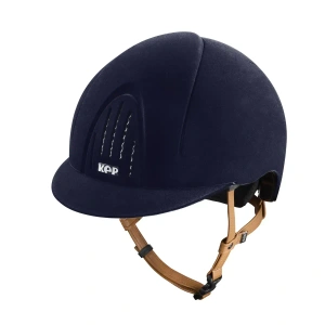 Kask jeździecki KEP Italia Smart Nova Blue/Beige Velvet