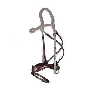 Nachrapnik anatomiczny do ogłowia bezwędzidłowego Dy'on New English Collection D MOTION NE04W