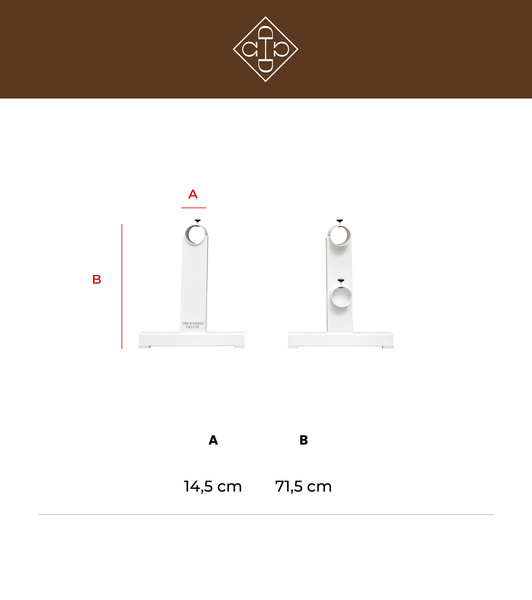 Stojaki do przeszkód Grooming Deluxe T Cavaletti - 2 sztuki