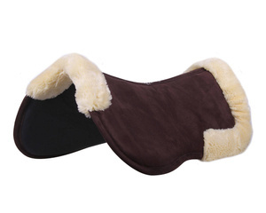 Podkładka pod siodło z futrem i pianką Memory QHP Ontario