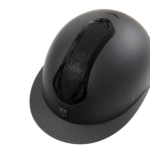 Kask jeździecki z szerokim daszkiem Equestro Azael Stone