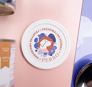 Wieczko na puszkę karmy mokrej Perro