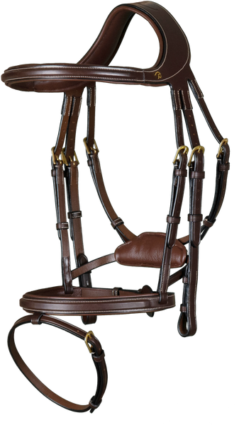 Ogłowie z cofniętą potylicą Dy'on D Collection Difference DYGXAU