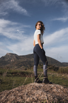 Legginsy z pełnym lejem silikonowym Horze Gillian