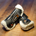 Ochraniacze przednie z futrem eQuick eLight Glitter Fluffy Front 