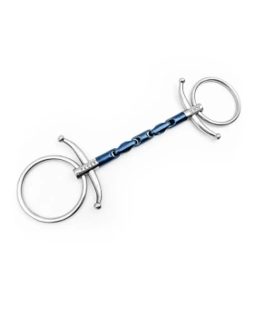 Wędzidło zwykłe z krótkimi wąsami FAGER Walter Sweet Iron - podwójnie łamane