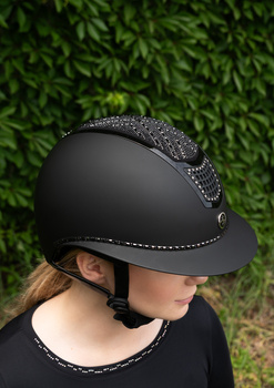 Kask jeździecki z szerokim daszkiem Fair Play Quantinum 2.0 Supreme Matt