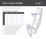 Ogłowie z nachrapnikiem kombinowanym QHP Luxury