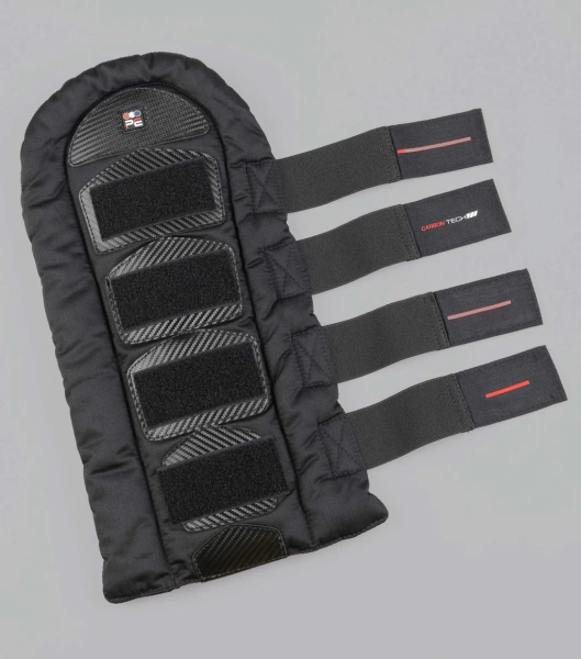 Ochraniacz na ogon z antypoślizgowym wykończeniem Premier Equine Carbon Tech Anti Slip Tail Guard Black
