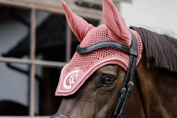 Nauszniki klasyczne Kentucky Horsewear 3D Logo Rope