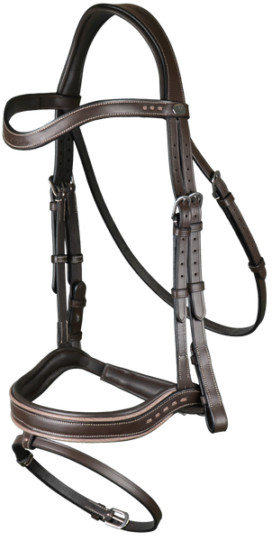 Ogłowie z anatomicznym nachrapnikiem Dy'on Working Collection WOAPHD