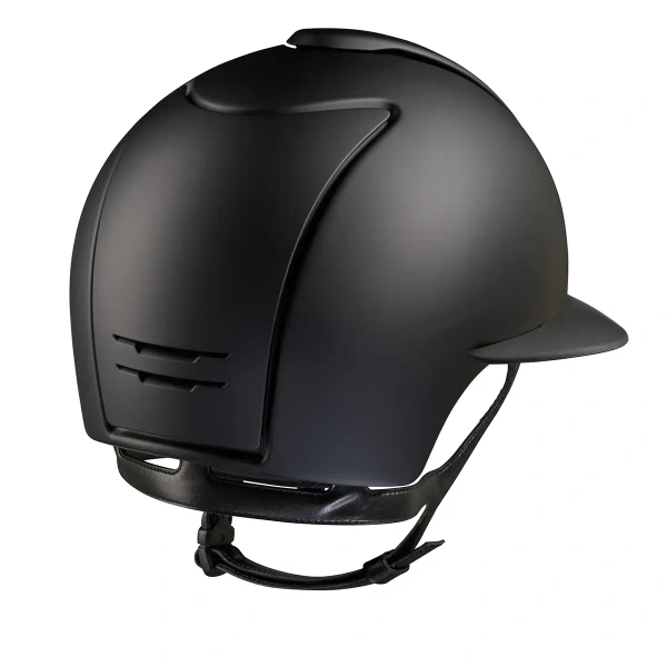 Kask jeździecki z szerokim daszkiem KEP Italia Cromo 2.0 Black Matt