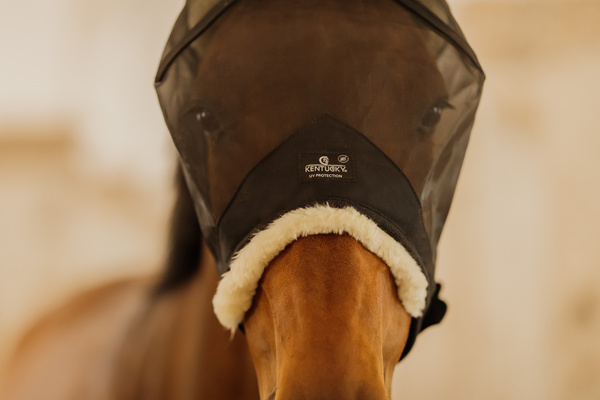 Maska przeciw owadom z futerkiem Kentucky Horsewear Skin Friendly