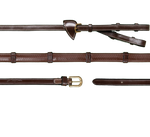 Wodze gumowe ze stoperami do podwójnego wędzidła Dy'on D Collection DY05D