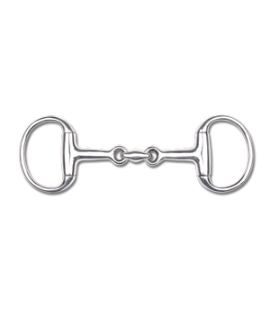 Wędzidło oliwkowe Waldhausen Solid Pony - podwójnie łamane