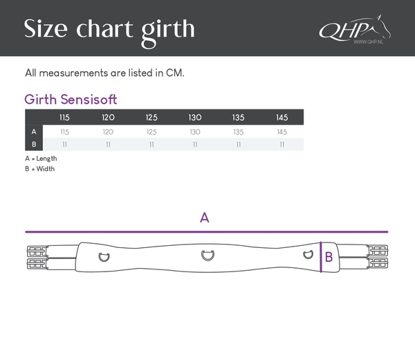 Popręg wszechstronny QHP Sensisoft