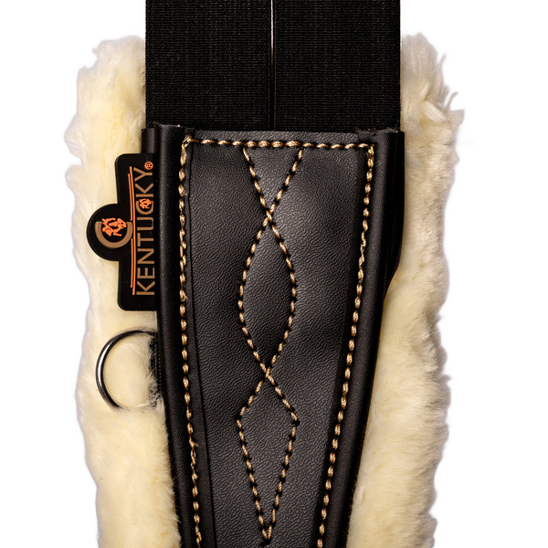 Popręg anatomiczny z futrem Kentucky Horsewear Sheepskin Anatomic Girth