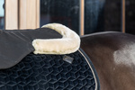 Podkładka pod siodło obszyta futrem syntetycznym Kentucky Horsewear Sheepskin IMPACT EQUALIZER 10MM