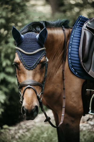 Nauszniki klasyczne Kentucky Horsewear Wellington Stone & Pearl