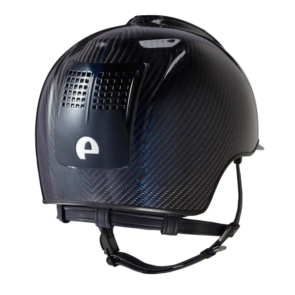 Kask jeździecki KEP Italia E-Light Carbon Polish Blue 3 Inserts Blue
