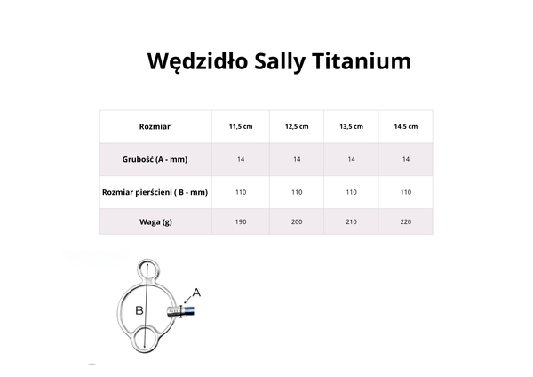 Wielokrążek FAGER Sally Titanium - podwójnie łamany z rollerem