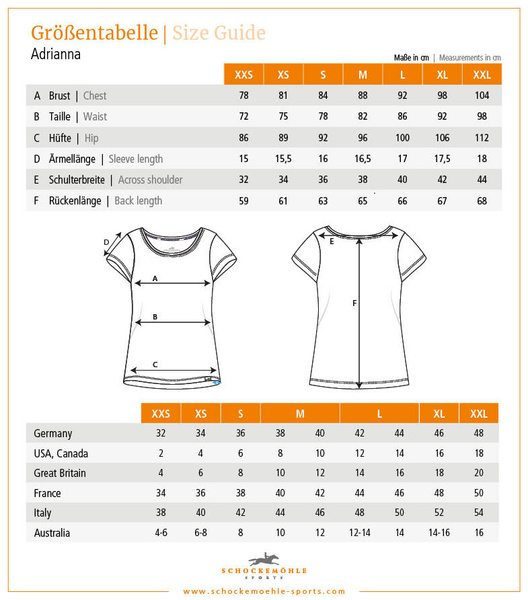 Koszula konkursowa z krótkim rękawem Schockemöhle Sports Adrianna