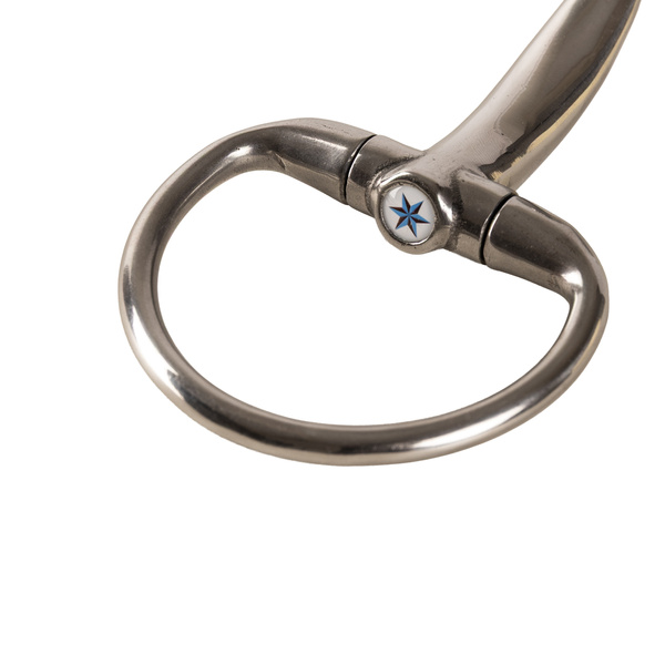 Wędzidło oliwkowe Velari Stainless Steel - pojedynczo łamane