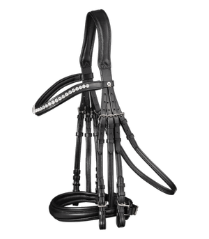 Ogłowie munsztukowe Waldhausen X-Line Double Supersoft