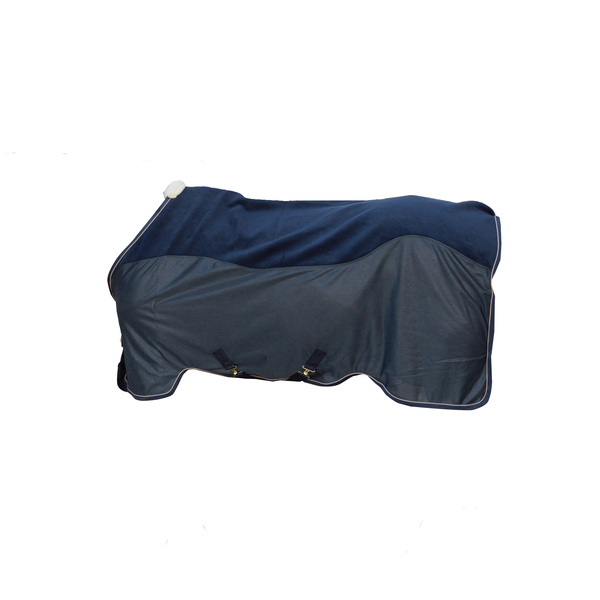 Derka polarowo-siatkowa Kentucky Horsewear Fleece Mesh Cooler Combo