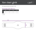 Popręg ujeżdżeniowy QHP Memory