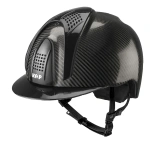 Kask jeździecki KEP Italia E-Light Carbon Polish 3 Black Polish Inserts